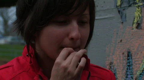 PUFFING A DOOBIE Stock Footage 508341