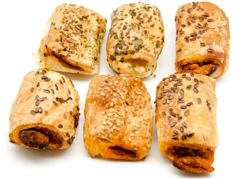 Puffs pastries Stock Photos
