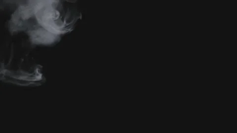 Puffs of smoke on a dark background Stock Footage 151764855