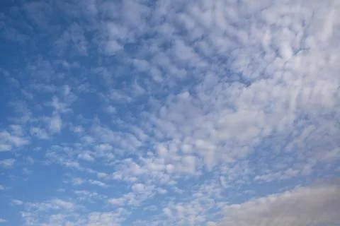 Puffy cloud, dramatic skyscape. Amazing clouds on blue sky light of nature 스톡 사진
