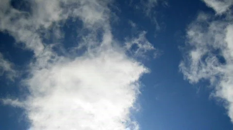 Puffy Clouds 2 Stock Footage 101256