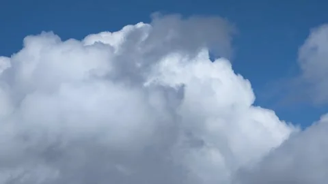 Puffy Clouds Floating By 스톡 동영상 317703668