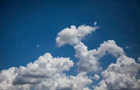 Puffy clouds Stock Photos