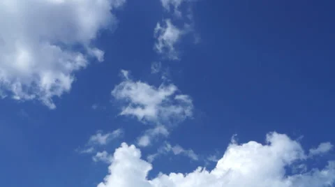 Puffy Clouds - Time lapse Stock Footage 31662160