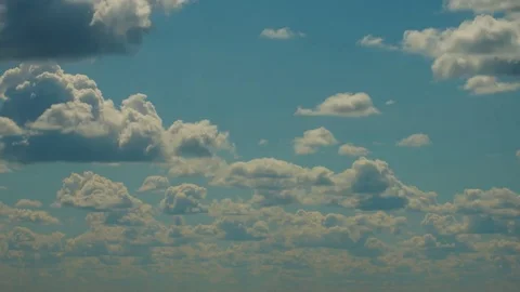 Puffy Clouds Time Lapse Stock Footage 78462278