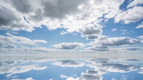 Puffy fluffy white clouds sky time lapse. slow moving clouds. B Roll Footage Stock Footage 160939594