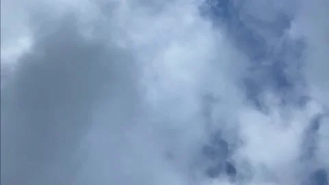 Puffy fluffy white clouds sky time lapse. Cloudscape timelapse cloudy. Stock Footage 233598449