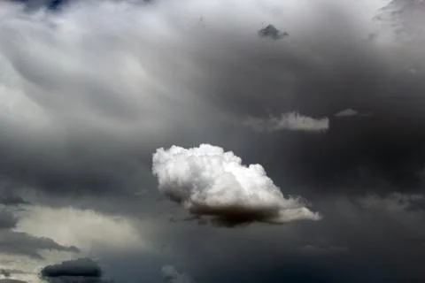 Puffy Storm Cloud Fotos de archivo
