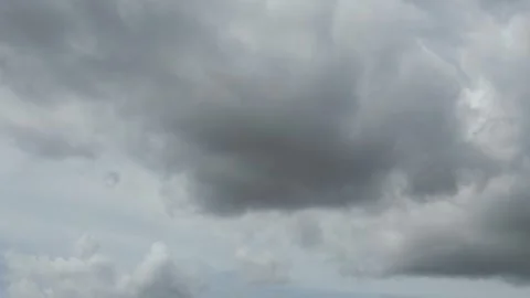 Puffy Storm Clouds 9 Stock Footage 316195437