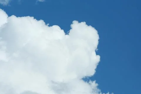 Puffy white cloud Stock Photos