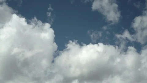 Puffy White Clouds 1 Stock Footage 202618008