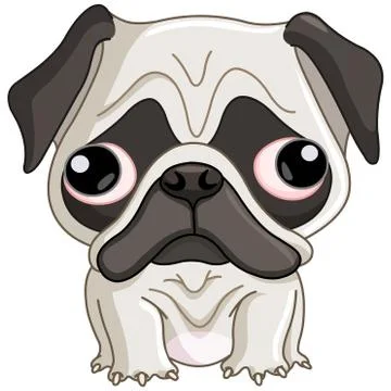 Pug dog Stock Illustration