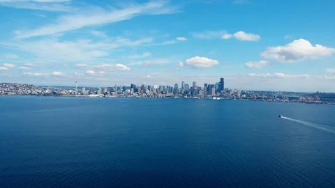 Puget Sound Stock Footage 97865514