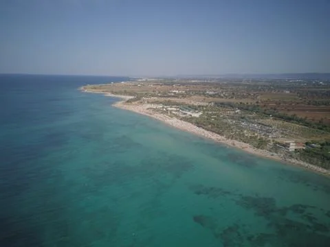 Puglia coast and sea(italy) Stock Photos