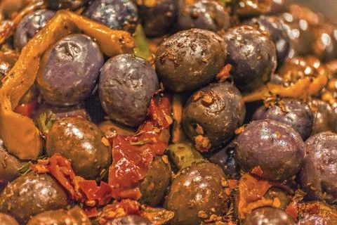 Puglia olives Stock Photos