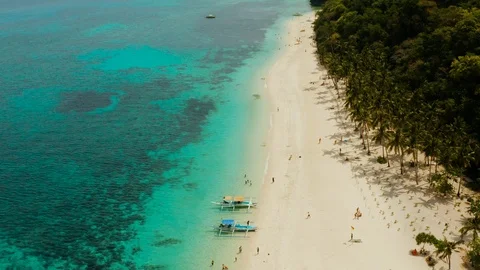 Puka Shell Beach, Boracay Island, Stock Video Pond5
