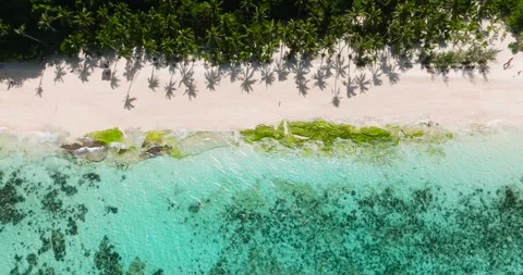 Puka Shell Beach. Boracay, Philippines. Stock Footage 266921413