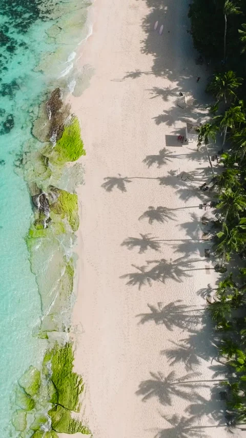 Puka Shell Beach. Boracay, Philippines. Stock-Footage 344984839