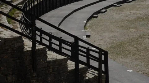 Pula  gladiator Arena Stock Footage 8660719