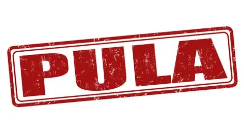 Pula stamp Stock Illustration