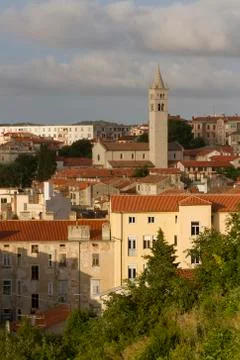 Pula town - upper view Stock Photos
