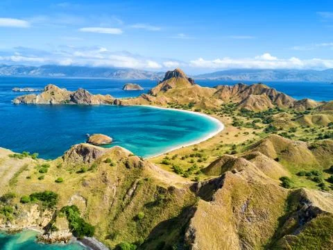 Pulau Padar Stock Photos