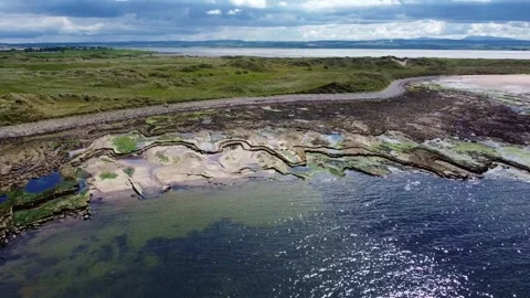 Pull away from beach Stock Footage 321556321