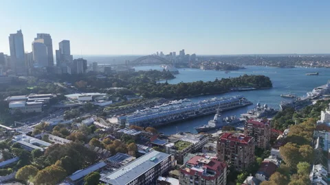 Pull back on the city Stock Footage 271378243