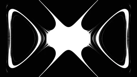 Pull Back From Complex Shape Weird Strange Mask Stock Footage 143984058