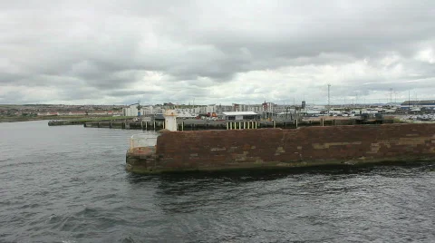 Pull back from lighthouse Video stock 857885