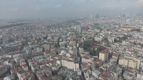 Pull back over clear &amp; gorgeous Istanbul Stock-Footage 329189508
