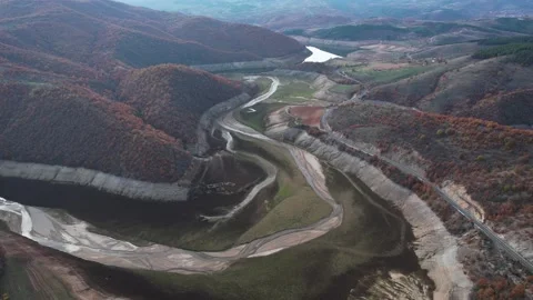 Pull back view of Earth textures. 4K Drone Video Stock Footage 167318432