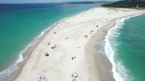 Pull back view of Possidi. Video stock 164880195