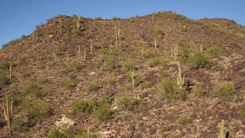 Pull Back From West Butte Stock Footage 119447502