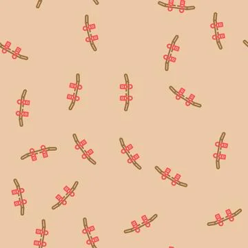 Pull up bar fitness tool vector seamless pattern Illustrazione stock