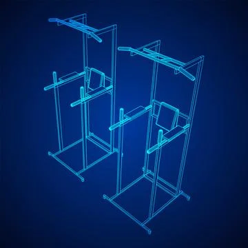 Pull up bar. Upper body workout, bodybuilding exercise. Illustrazione stock