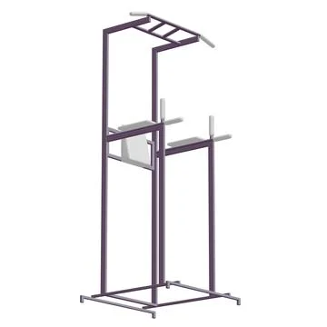 Pull up bar. Upper body workout, bodybuilding exercise. 스톡 일러스트
