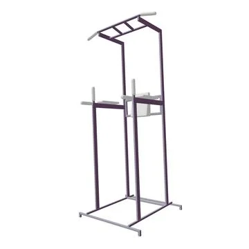 Pull up bar. Upper body workout, bodybuilding exercise. Illustrazione stock