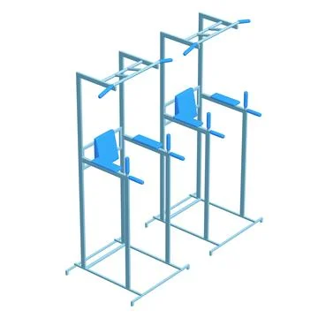 Pull up bar. Upper body workout, bodybuilding exercise. Stock Illustration