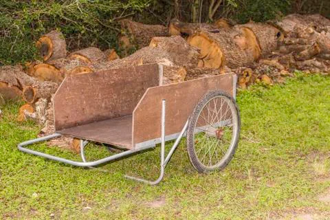 Pull cart wagon Stock Photos