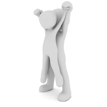 Pull-up with child Stock Illustration