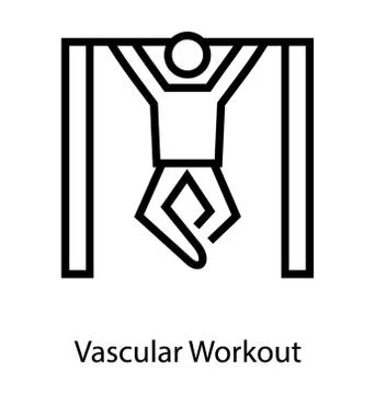 Pull Up Exercise Stock Illustration