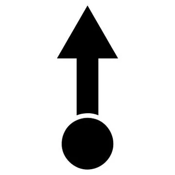 Pull Up Flat Vector Icon Stock Illustration