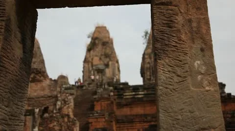 Pull Focus of Pre Rup Stock Footage 12435966