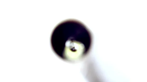 Pull focus shot od a syringe facing the camera Stock Footage 64286217