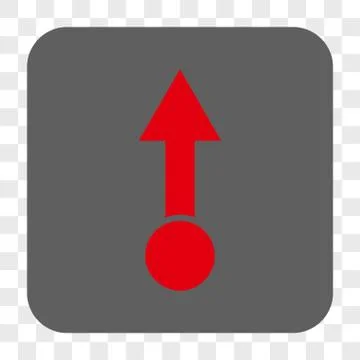 Pull Up Interface Toolbar Button 스톡 일러스트