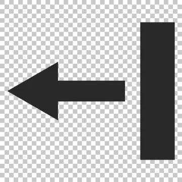 Pull Left Vector Icon 스톡 일러스트