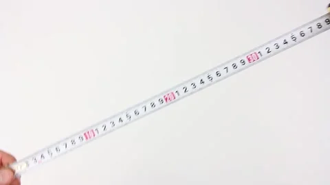Pull measuring tape out of tape measure and measure length width height diagonal Видео 135290801