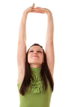 To pull numb back Foto stock