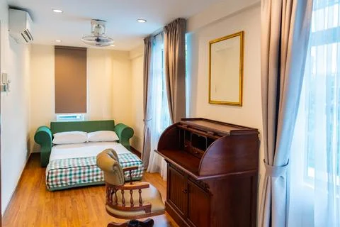 Pull out couch Stock Photos